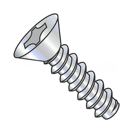 Usa Industrials Self-Drilling Screw, #12-14 x 3/4", Zinc Plated Steel Flat Head Phillips Drive BULK-SCRW-15497